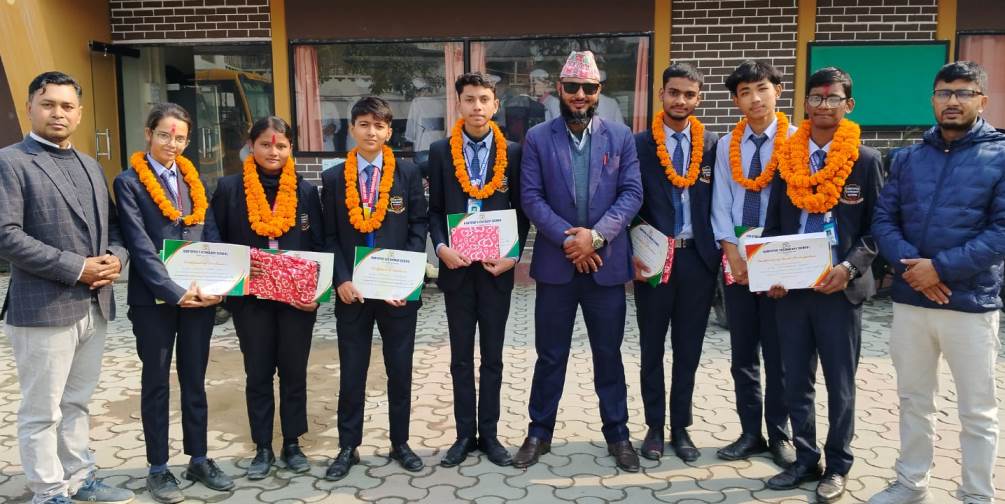 कान्तिपुरका विद्यार्थीलाई विशेष सम्मान