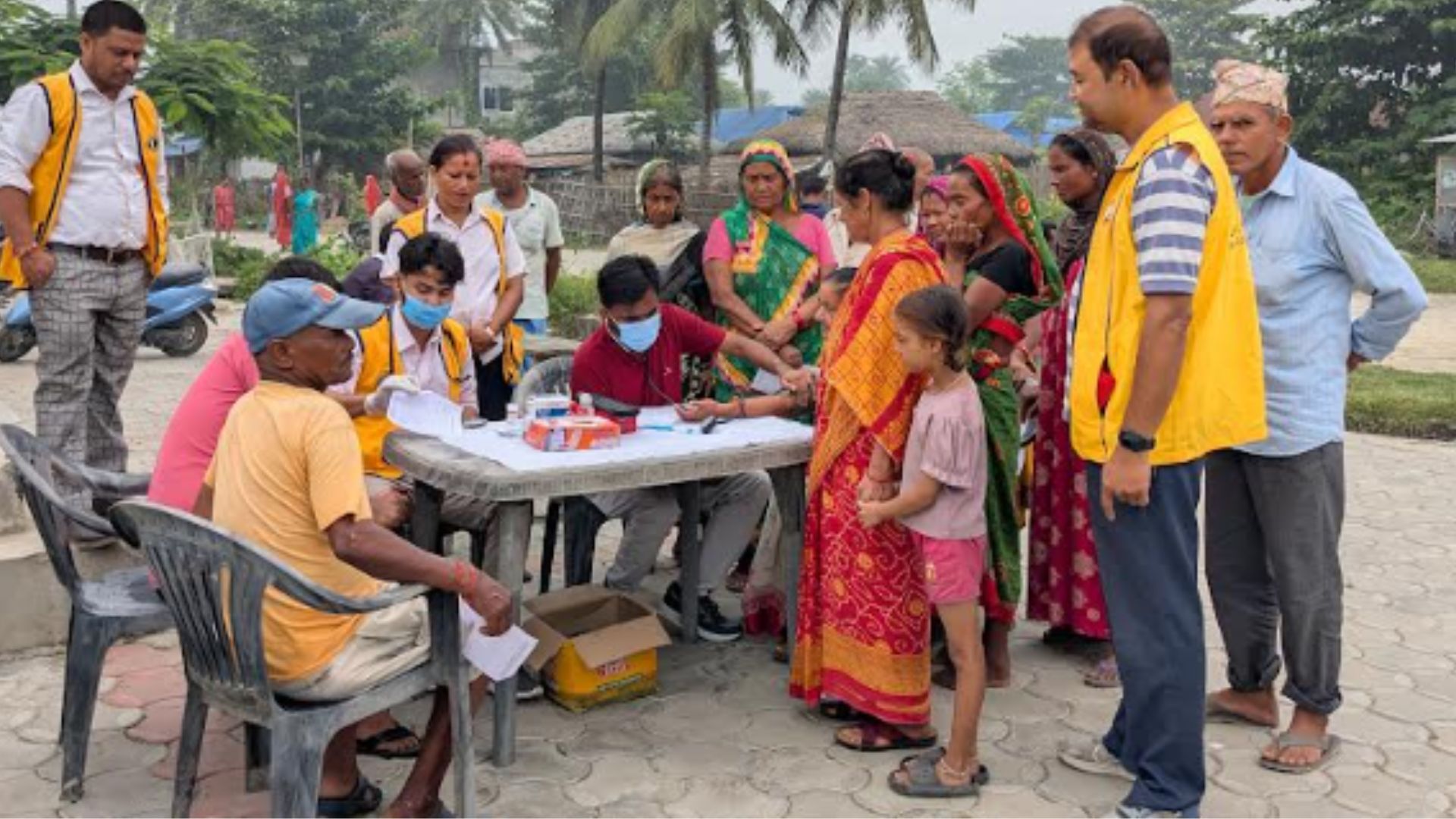 बुढीगङ्गामा १०२ जनाको निःशुल्क स्वास्थ्य परीक्षण