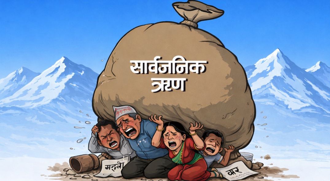 तिर्न बाँकी सरकारी ऋण २८ खर्ब ७८ अर्ब