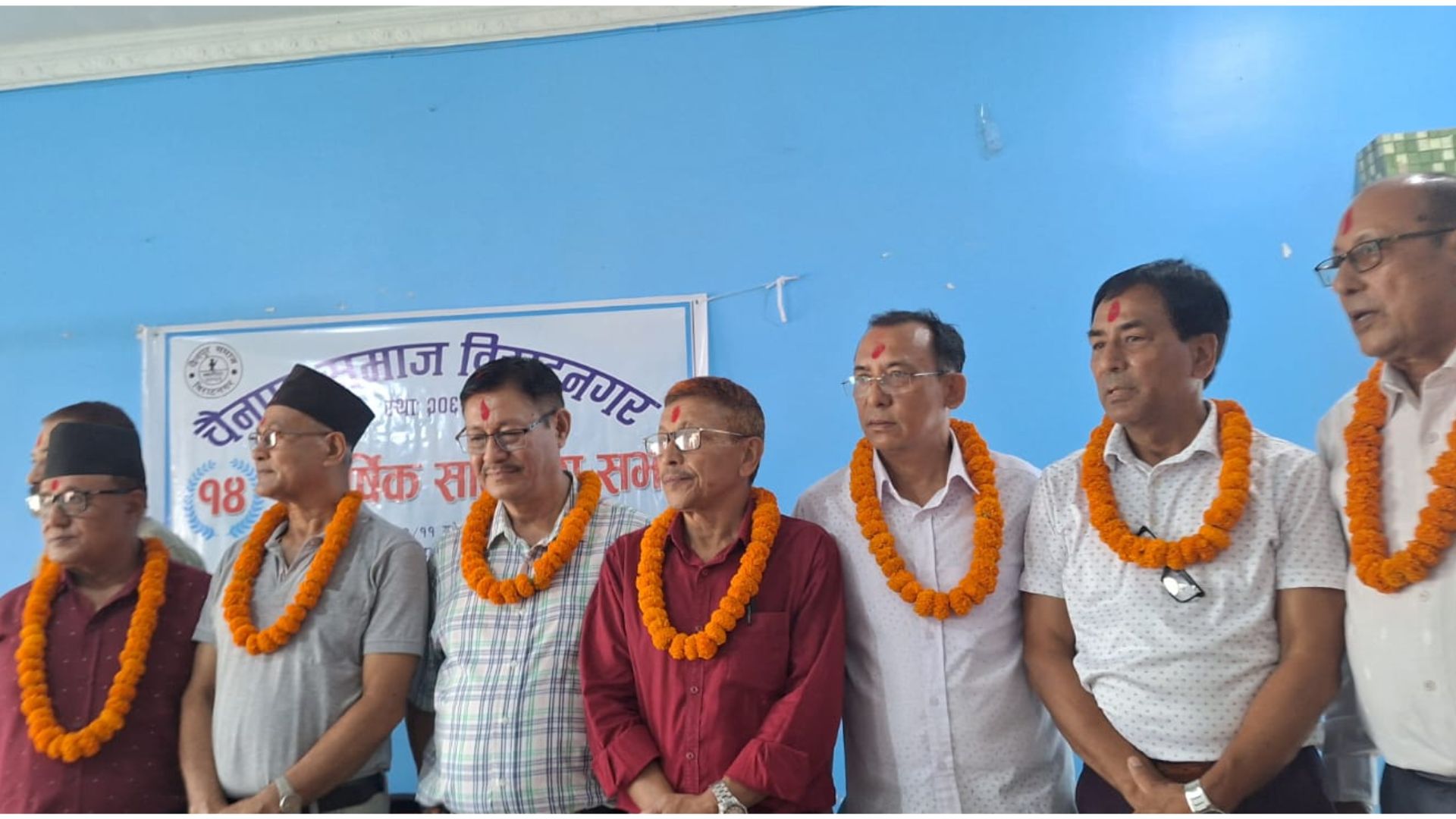 चैनपुर समाज विराटनगरमा पुनः सुरेशकुमार  श्रेष्ठ