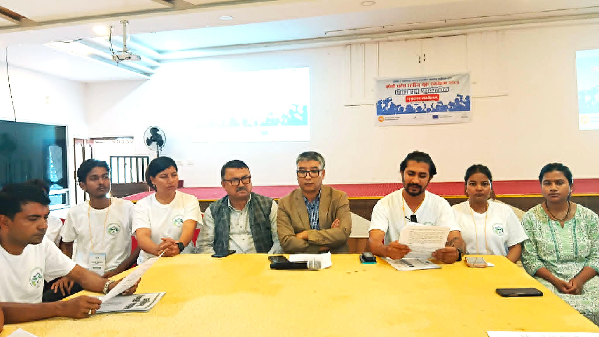सातबुँदे घोषणापत्र जारी गर्दै कोशी प्रदेश युवा सम्मेलन सम्पन्न