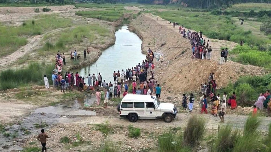 उदयपुरको कटारीमा खहरे खोलामा डुबेर तीन बालकको मृत्यु