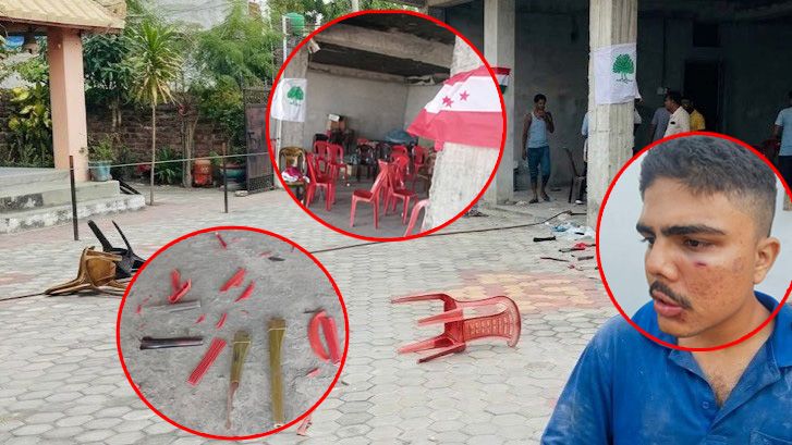 कांग्रेस मोरङ–६ मा मनोनयनअघि झडप, तवदारसहित नेतामाथि कुटपिट