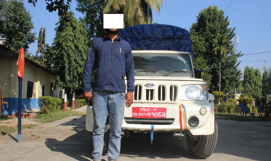 नेपाल ल्याइएको चामल बरामद