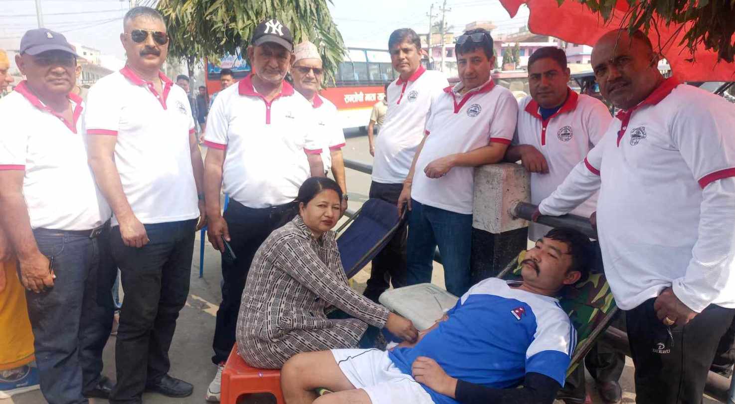 बाउ समूहद्वारा रक्तदान